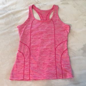 Reebok bright pink women’s workout tank top